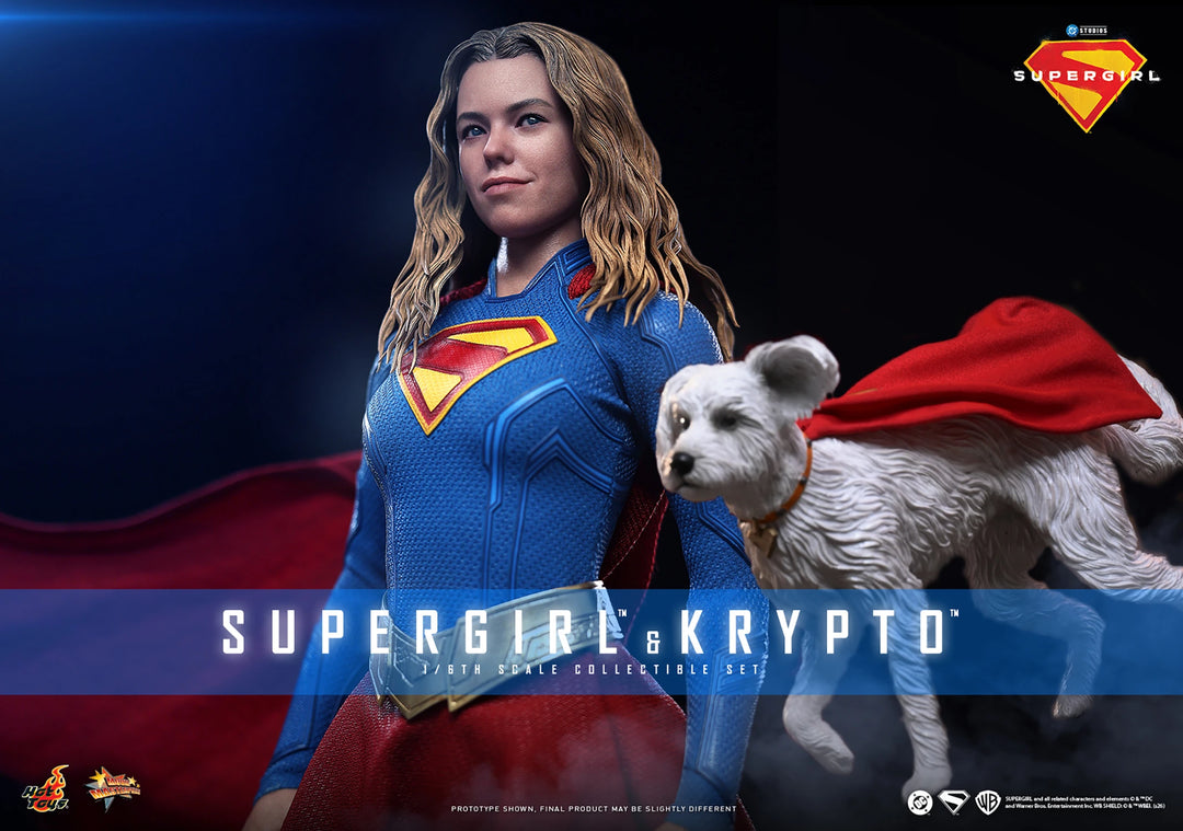 *Pre-Order* Supergirl &amp; Krypto (DC Comics) Sixth Scale Figure Set by Hot Toys