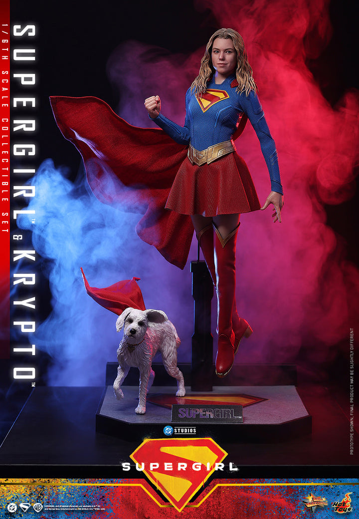 *Pre-Order* Supergirl &amp; Krypto (DC Comics) Sixth Scale Figure Set by Hot Toys
