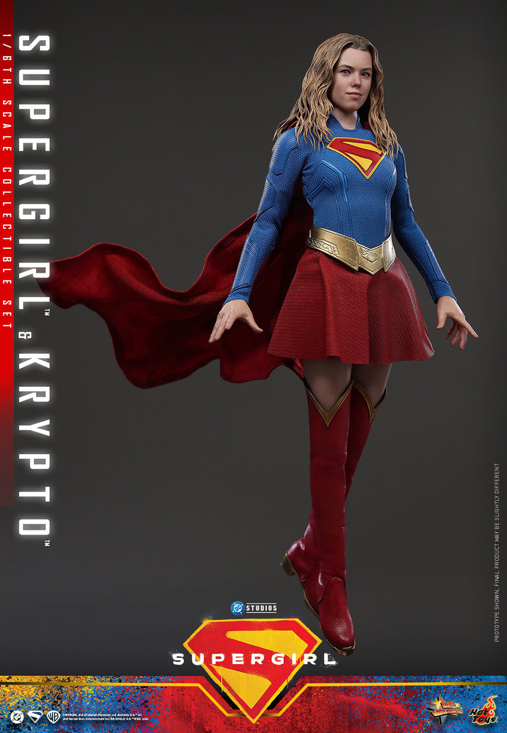 *Pre-Order* Supergirl &amp; Krypto (DC Comics) Sixth Scale Figure Set by Hot Toys