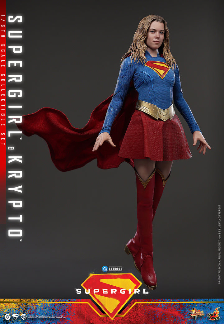 *Pre-Order* Supergirl &amp; Krypto (DC Comics) Sixth Scale Figure Set by Hot Toys