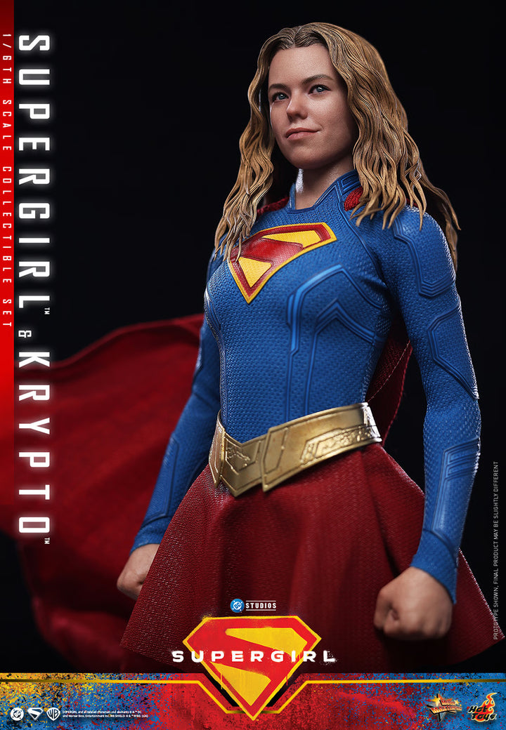 *Pre-Order* Supergirl &amp; Krypto (DC Comics) Sixth Scale Figure Set by Hot Toys