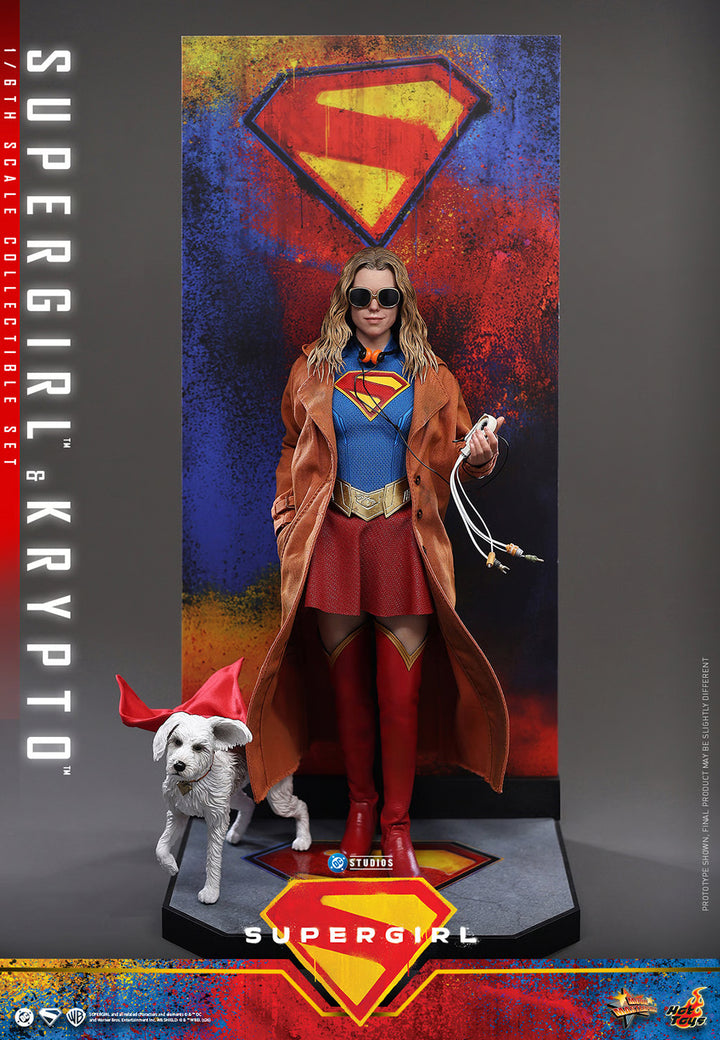 *Pre-Order* Supergirl &amp; Krypto (DC Comics) Sixth Scale Figure Set by Hot Toys