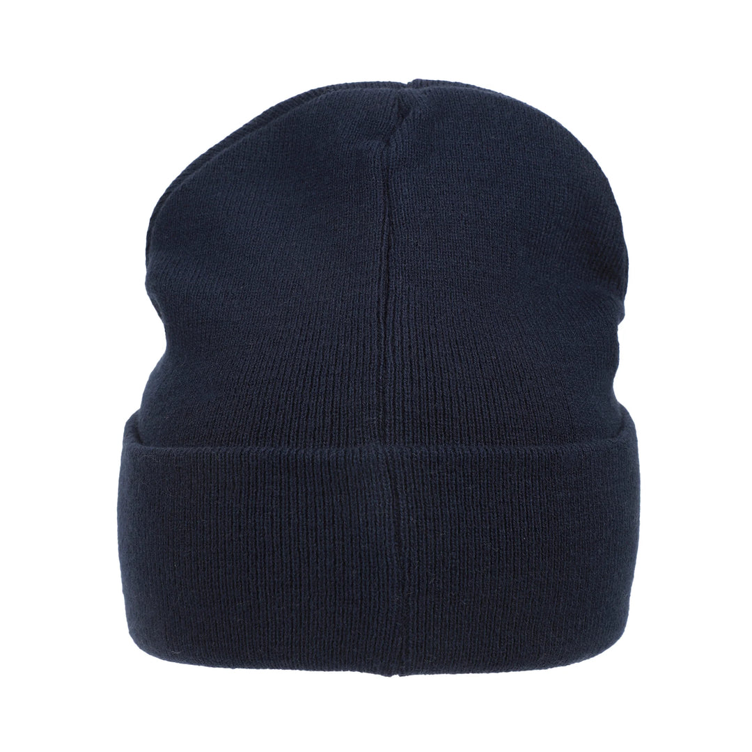 Superman DC Comics Logo Embroidered Navy Knit Cuff Beanie Hat
