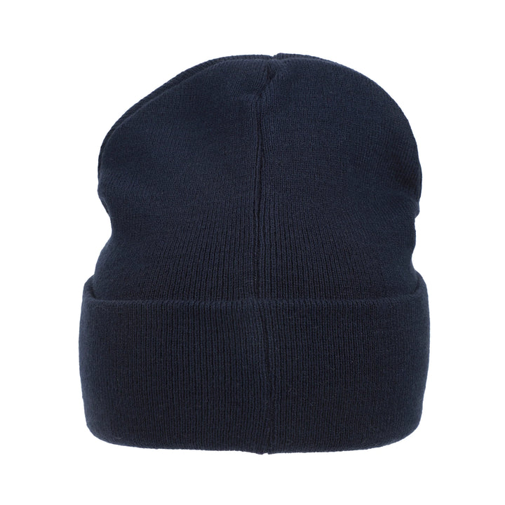 Superman DC Comics Logo Embroidered Navy Knit Cuff Beanie Hat