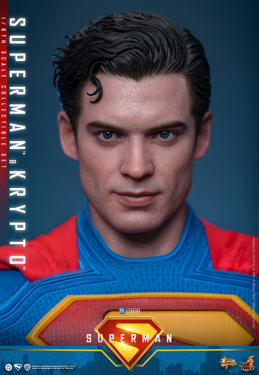 Superman & Krypto DC Comics Superman 2025 Sixth Scale Figure by Hot Toys