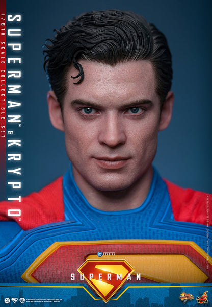 Superman & Krypto DC Comics Superman 2025 Sixth Scale Figure by Hot Toys