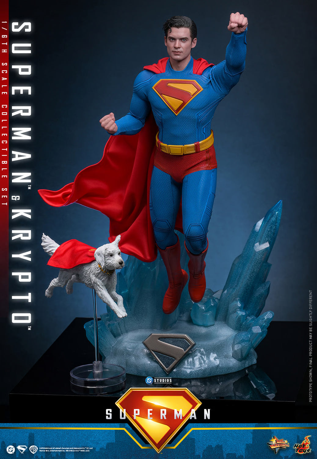 Superman & Krypto DC Comics Superman 2025 Sixth Scale Figure by Hot Toys