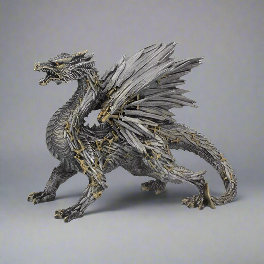 Swordwing Dragon "Blades of Enemies" 11-inch Resin Statue