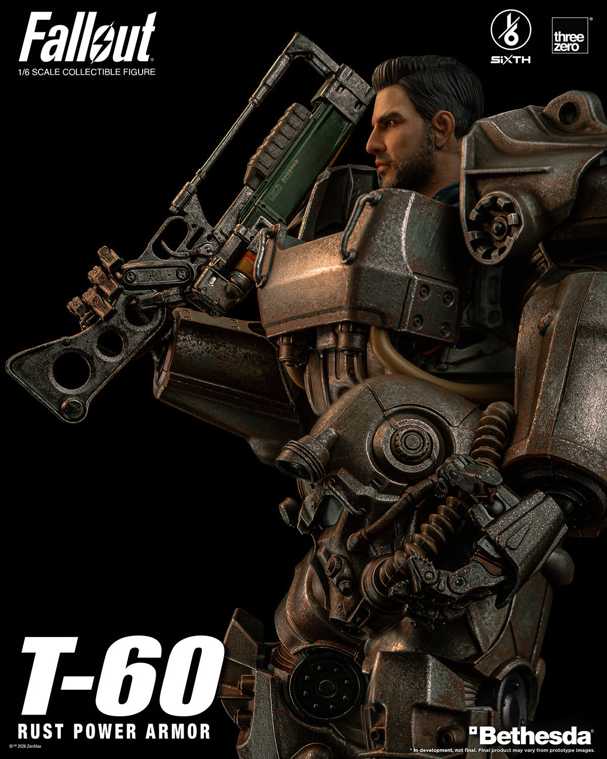 *Pre-Order* Fallout T-60 Rust Power Armor Sixth Scale Figure by Threezero