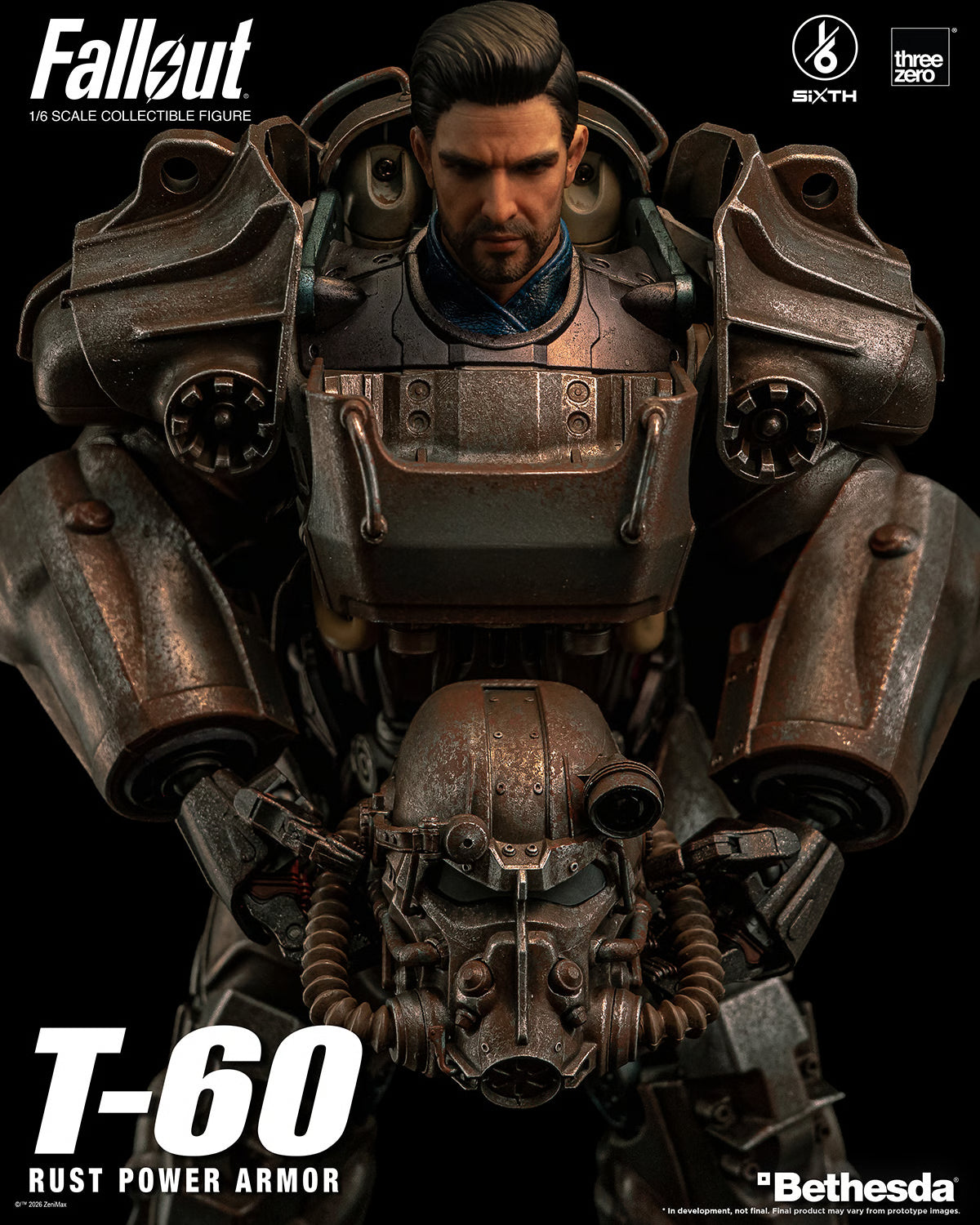 *Pre-Order* Fallout T-60 Rust Power Armor Sixth Scale Figure by Threezero