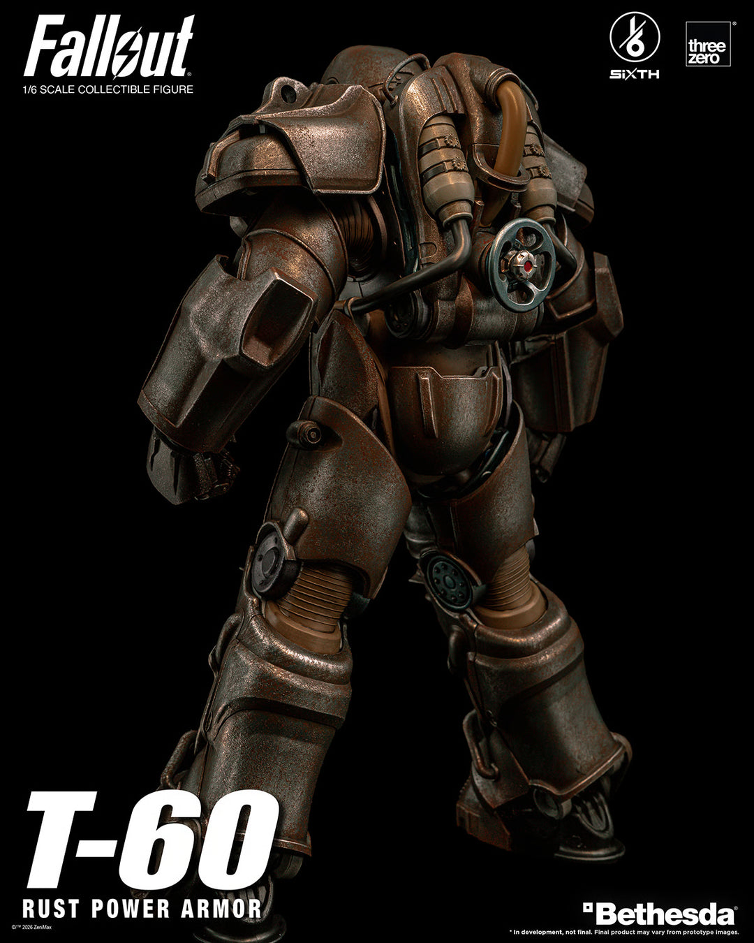 *Pre-Order* Fallout T-60 Rust Power Armor Sixth Scale Figure by Threezero