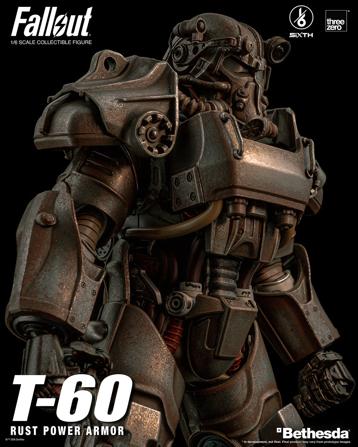 *Pre-Order* Fallout T-60 Rust Power Armor Sixth Scale Figure by Threezero