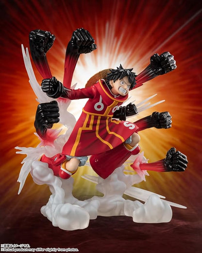 One Piece Monkey D Luffy -Gum-Gum Hawk Gatling (Extra Battle) Figuarts Zero Statue