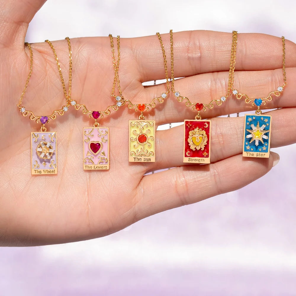 The Sun Tarot Card Necklace