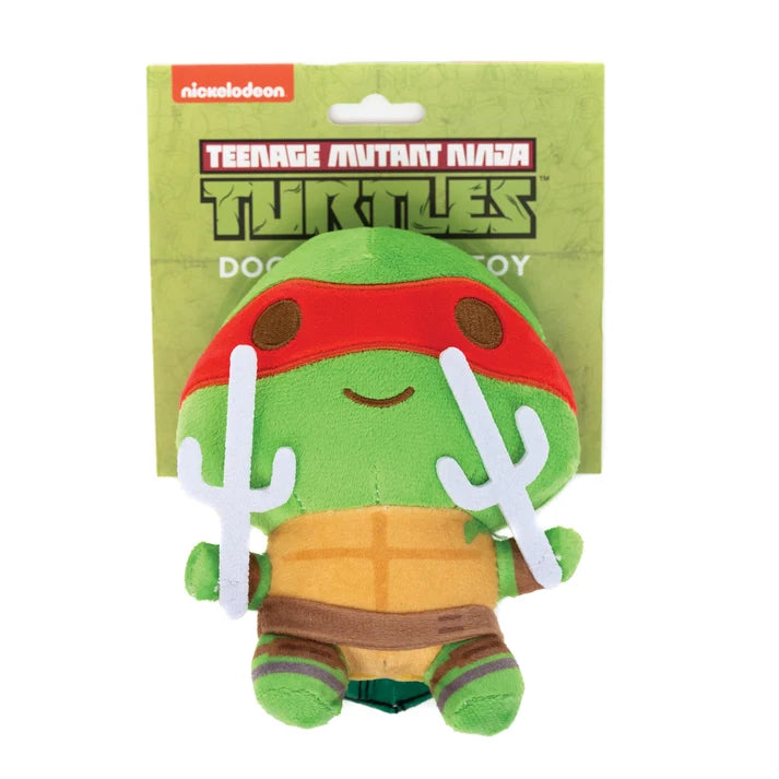 Teenage Mutant Ninja Turtles Raphael Squeaker Plush Dog Toy