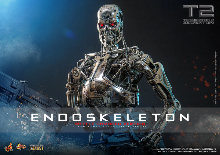 *Pre-Order* Terminator Endoskeleton (Battle Damaged Version) Sixth Scale Figure by Hot Toys
