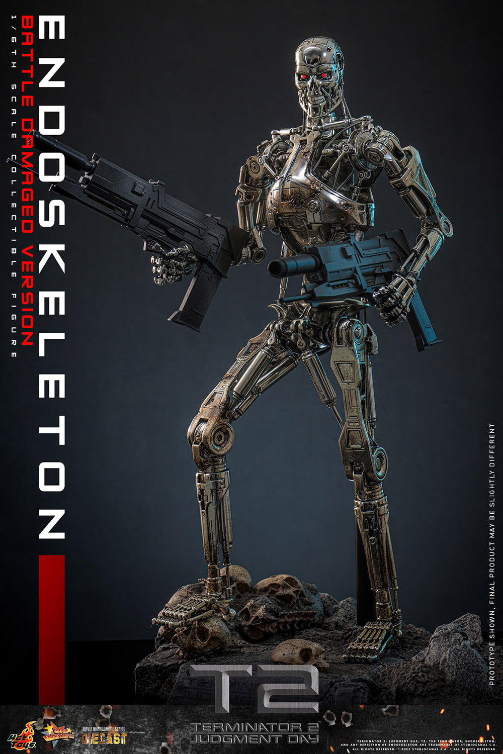 *Pre-Order* Terminator Endoskeleton (Battle Damaged Version) Sixth Scale Figure by Hot Toys