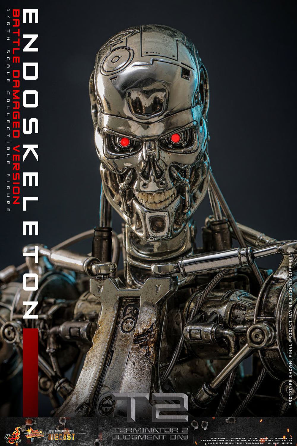 *Pre-Order* Terminator Endoskeleton (Battle Damaged Version) Sixth Scale Figure by Hot Toys