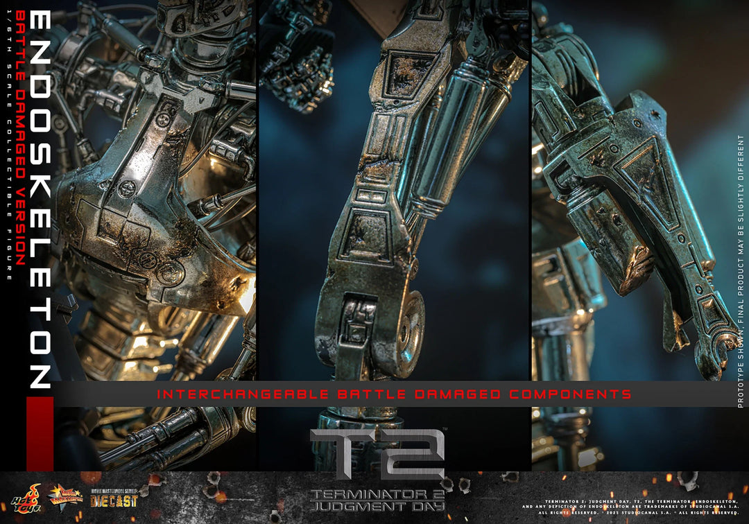 *Pre-Order* Terminator Endoskeleton (Battle Damaged Version) Sixth Scale Figure by Hot Toys