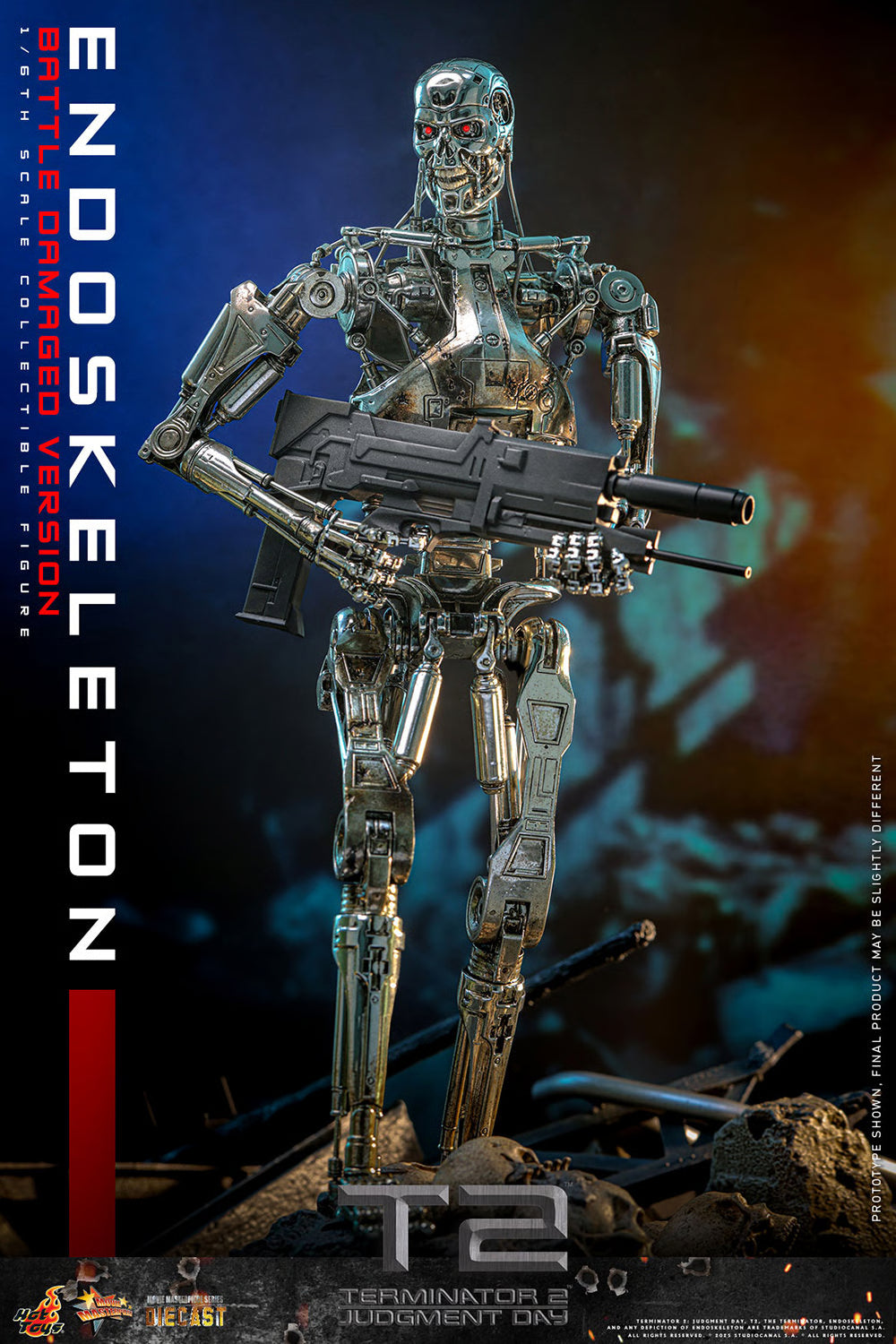 *Pre-Order* Terminator Endoskeleton (Battle Damaged Version) Sixth Scale Figure by Hot Toys