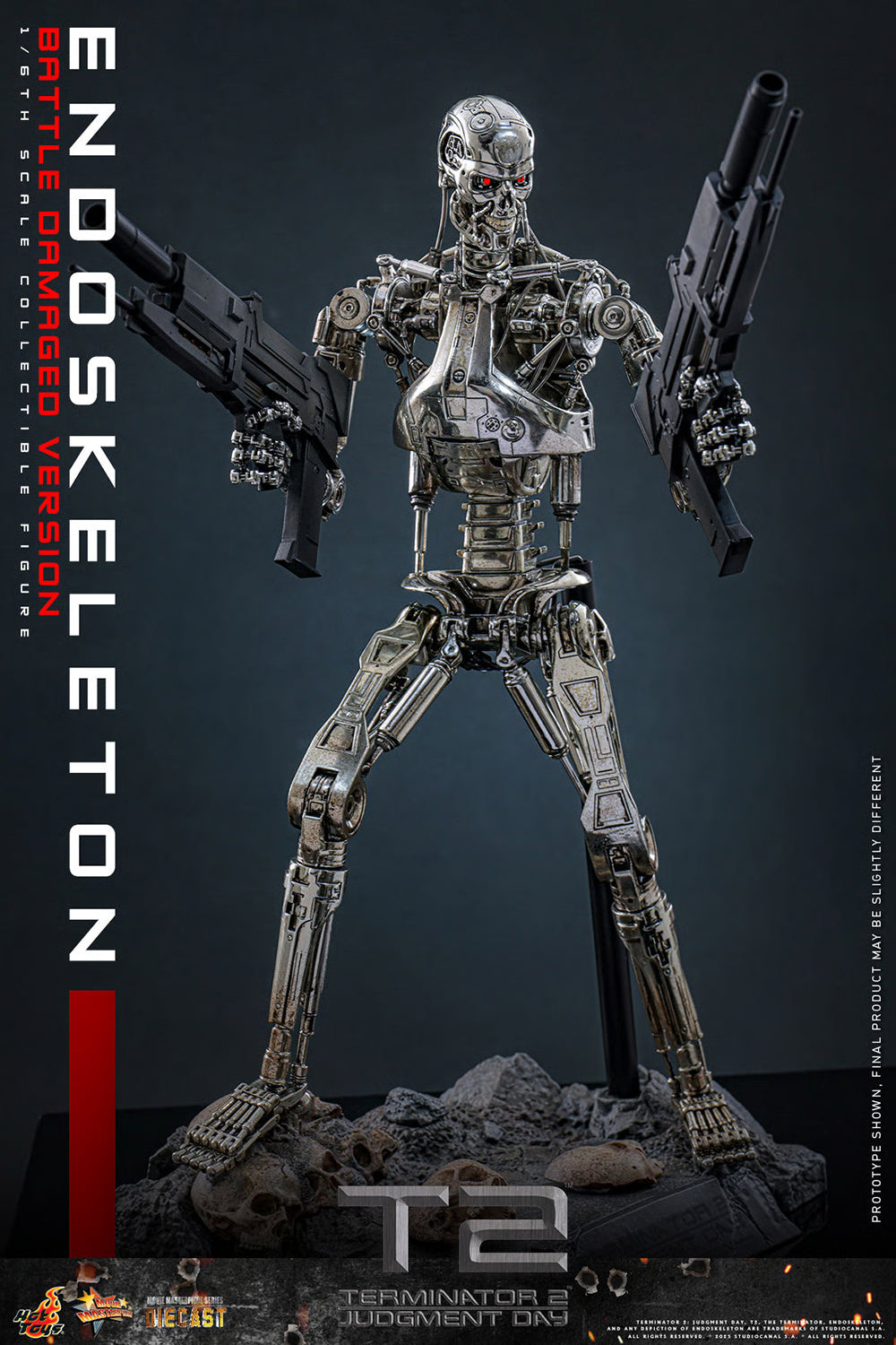 *Pre-Order* Terminator Endoskeleton (Battle Damaged Version) Sixth Scale Figure by Hot Toys