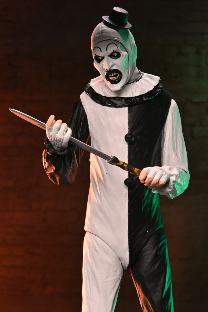 Terrifier 2 - Ultimate Art the Clown and The Little Pale Girl 7" Scale NECA Action Figure (2-Pack)