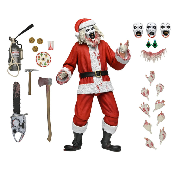 Terrifier 3 - Ultimate Bloody Santa Suit Art the Clown 7" Scale NECA Action Figure