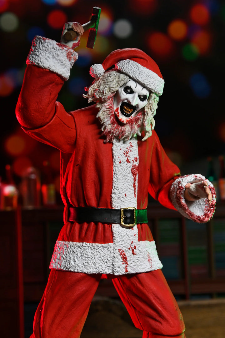 Terrifier 3 - Ultimate Bloody Santa Suit Art the Clown 7" Scale NECA Action Figure