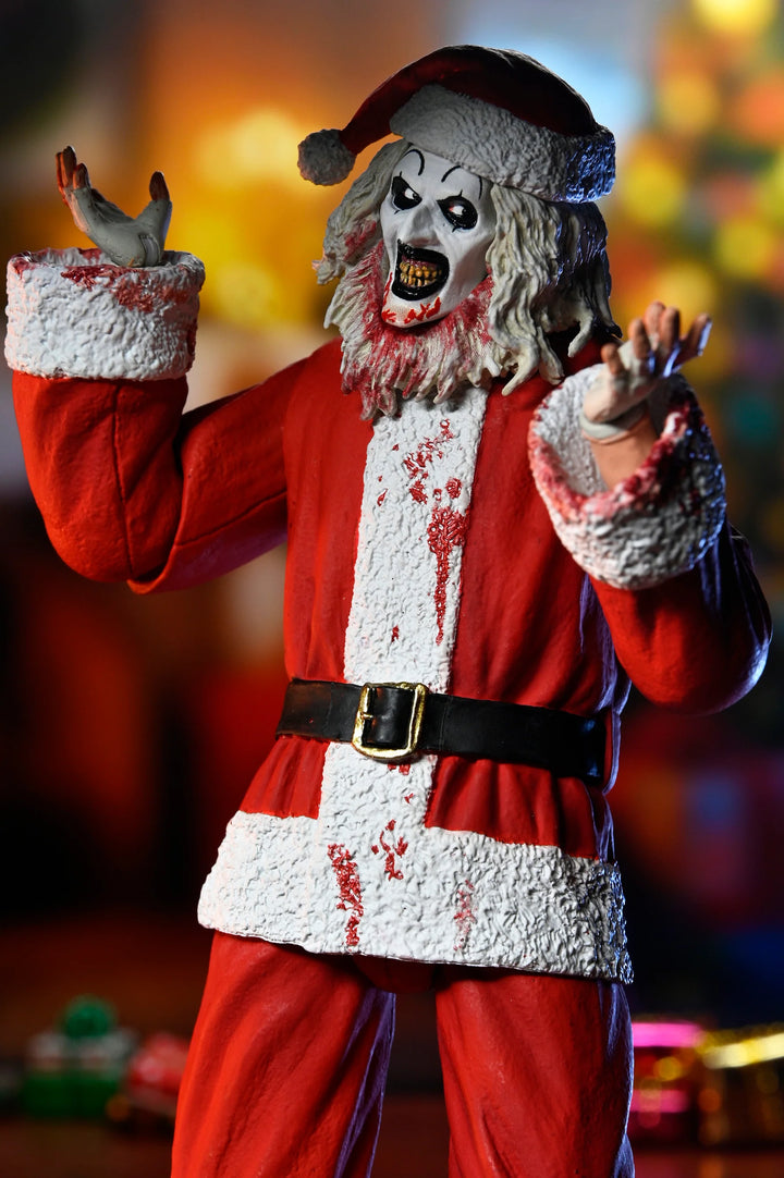Terrifier 3 - Ultimate Bloody Santa Suit Art the Clown 7" Scale NECA Action Figure