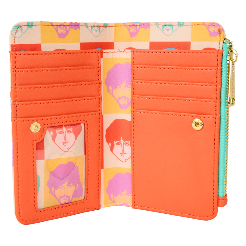 Loungefly The Beatles All You Need Is Love Flap Wallet