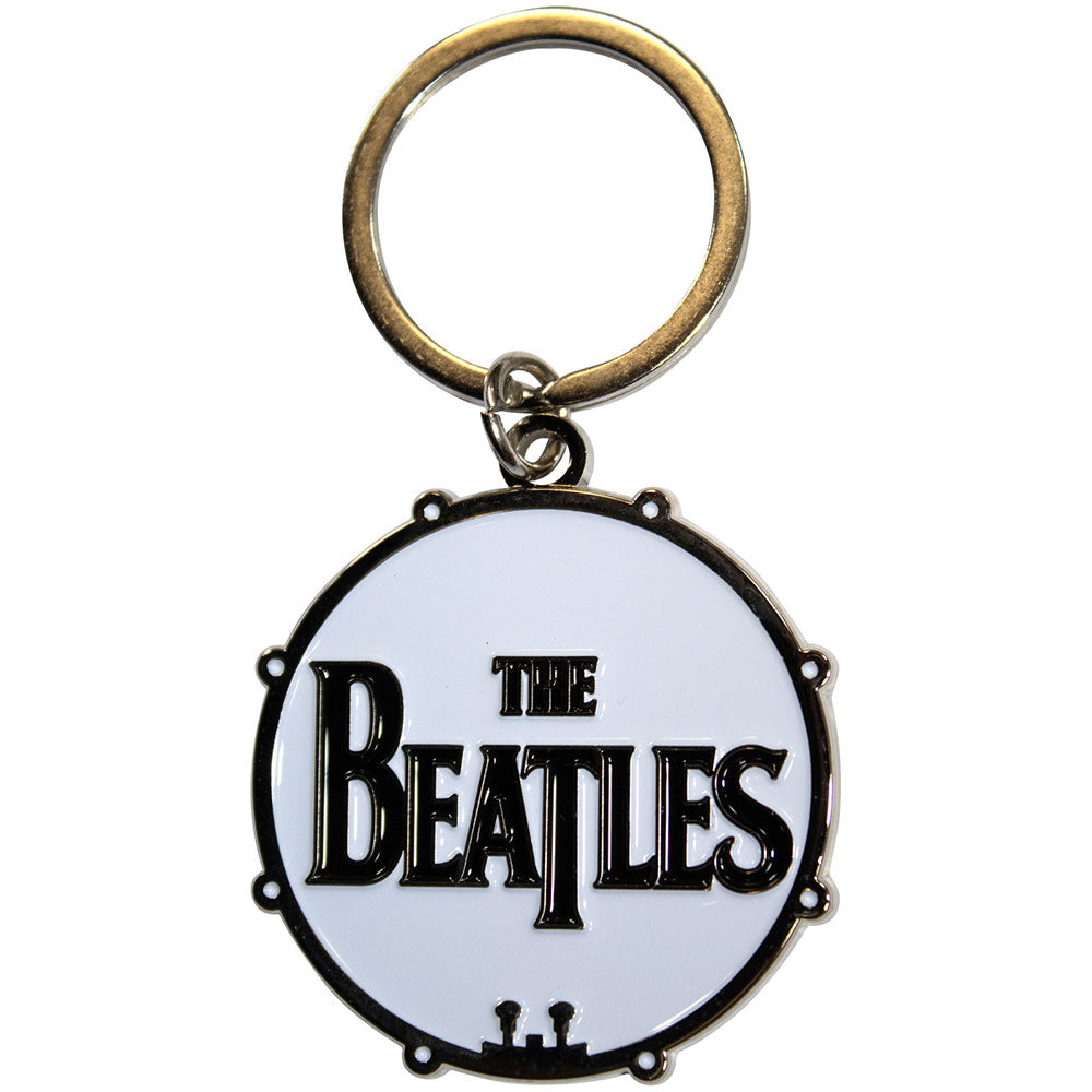 The Beatles Drum Logo Keychain