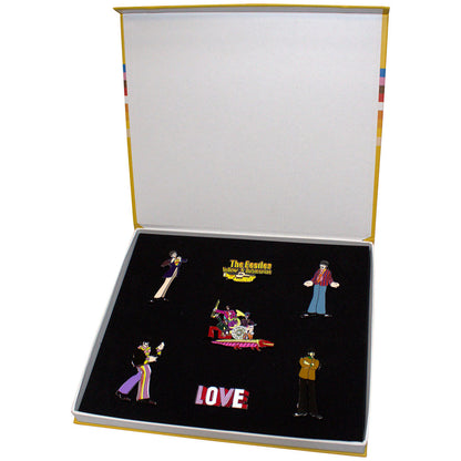 The Beatles Pin Badge Set: Yellow Submarine Band