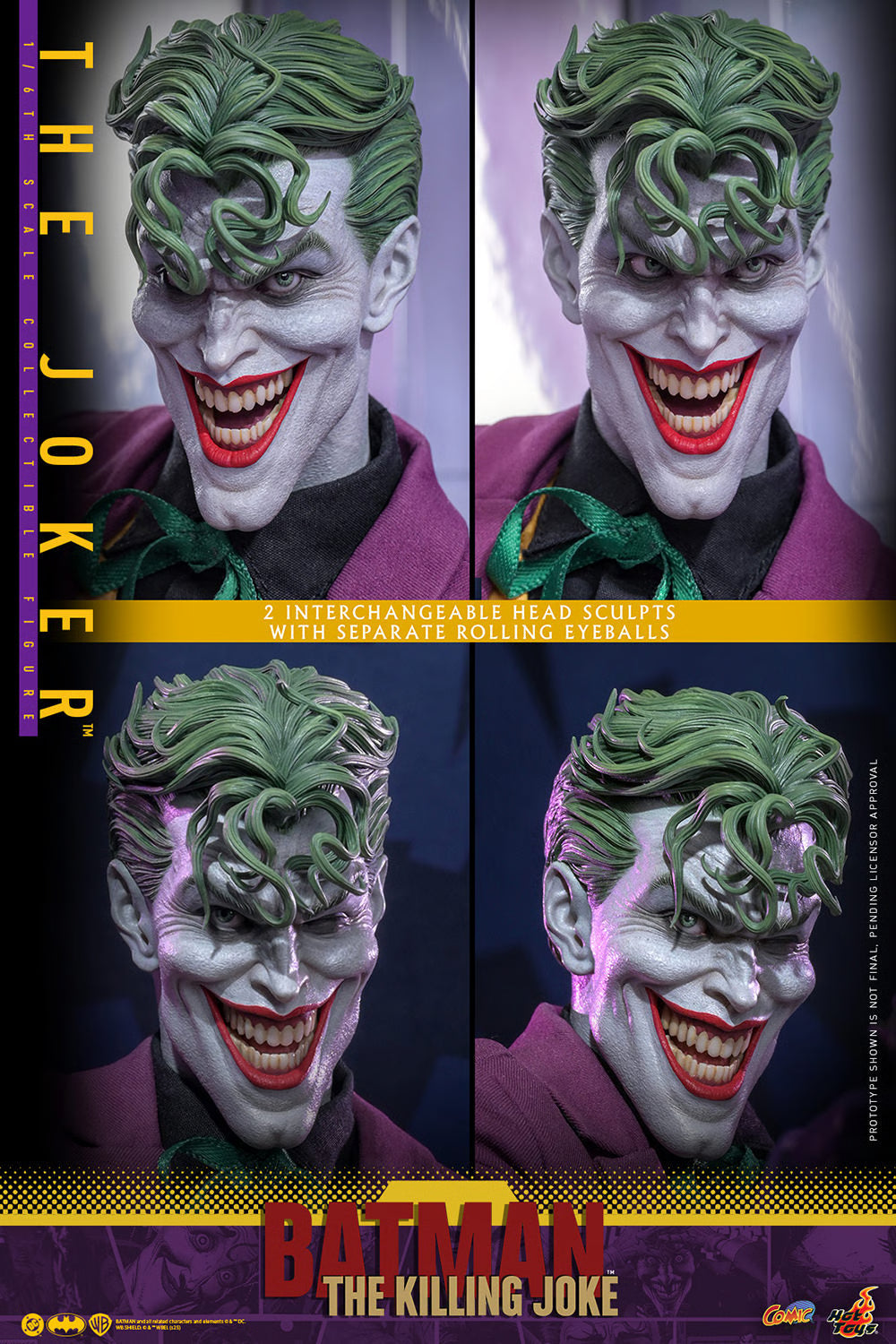 *Pre-Order* DC Comics The Joker Sixth Scale Figure by Hot Toys