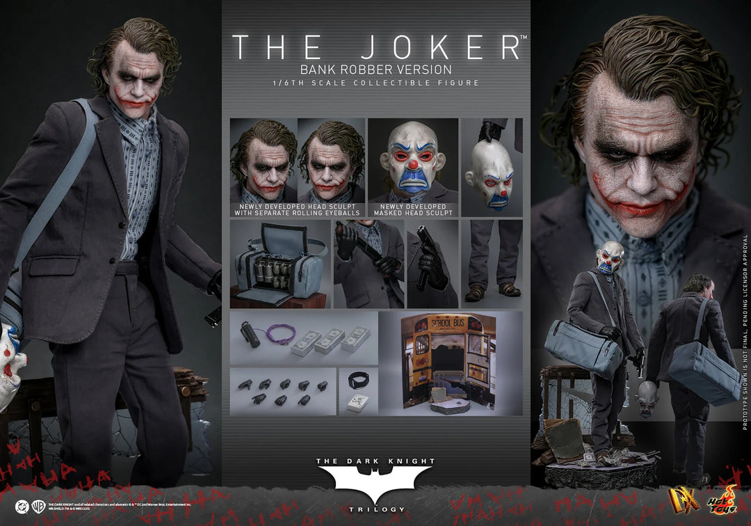 *Pre-Order* The Joker (Bank Robber Version) DC Comics Sixth Scale Figure by Hot Toys