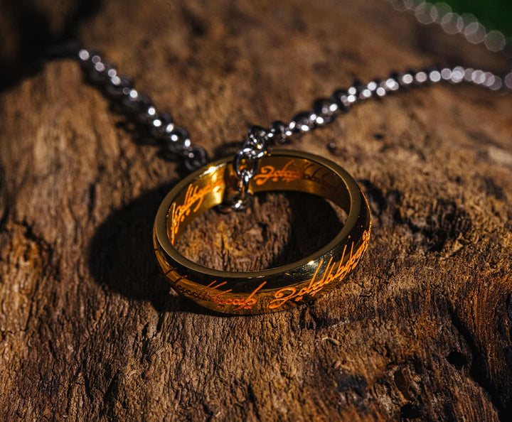 The Lord Of The Rings One Ring Replica Necklace