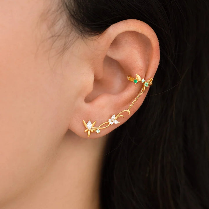 The Lord of the Rings Elven Ear Cuff and Stud Earring