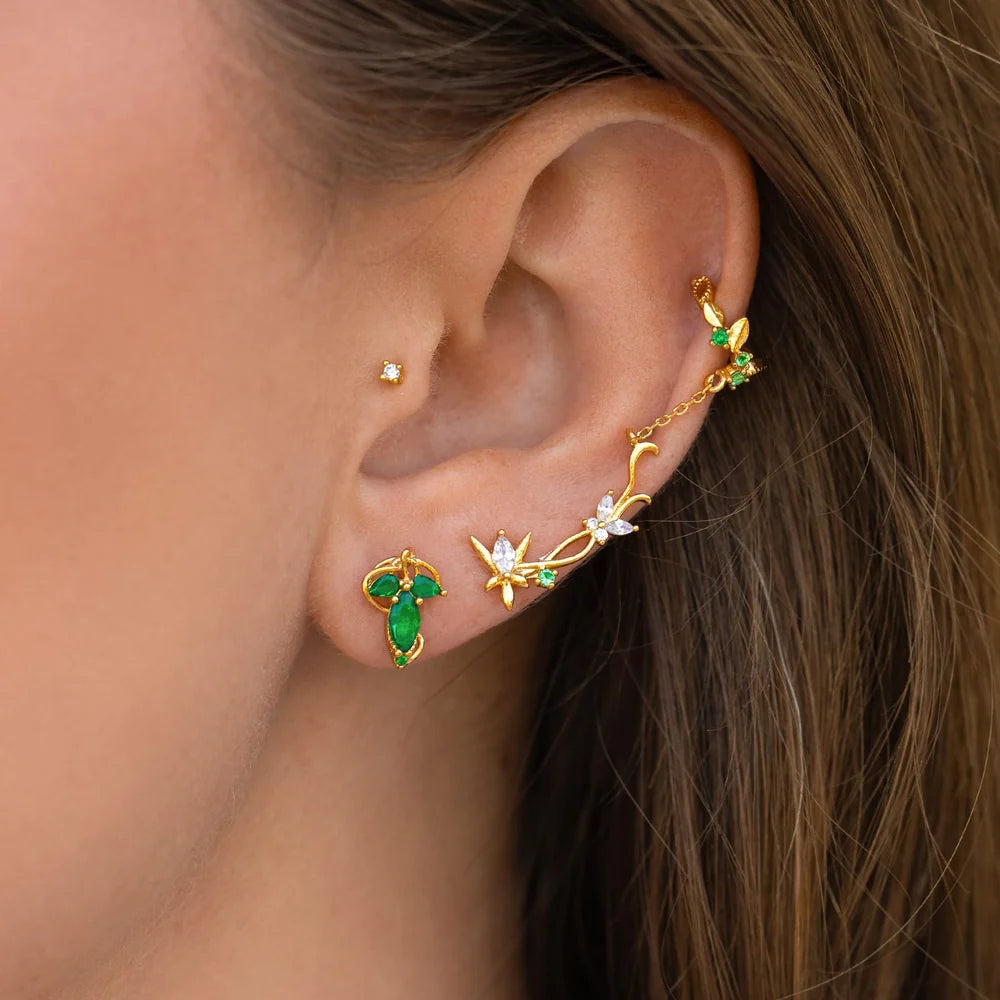 The Lord of the Rings Elven Ear Cuff and Stud Earring