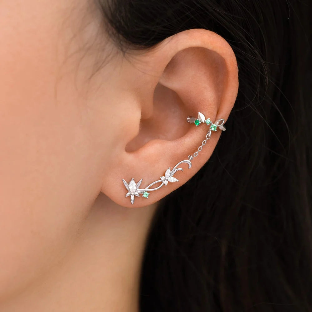 The Lord of the Rings Elven Ear Cuff and Stud Earring