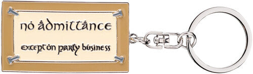 The Lord of the Rings No Admittance Sign Enamel Keychain by Weta Workshop