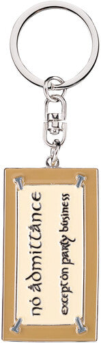 The Lord of the Rings No Admittance Sign Enamel Keychain by Weta Workshop