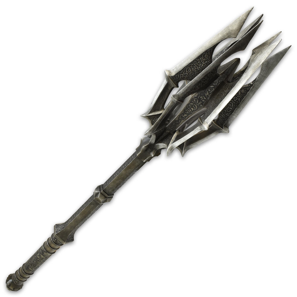 Lord of the Rings Sauron Mace and Banner Replica with One Ring