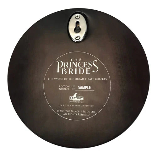 The Princess Bride The Sword of the Dread Pirate Roberts Steel Prop Replica