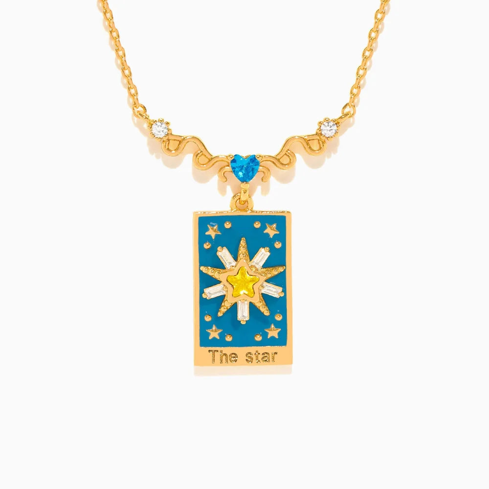 The Star Tarot Card Necklace