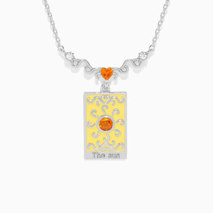 The Sun Tarot Card Necklace