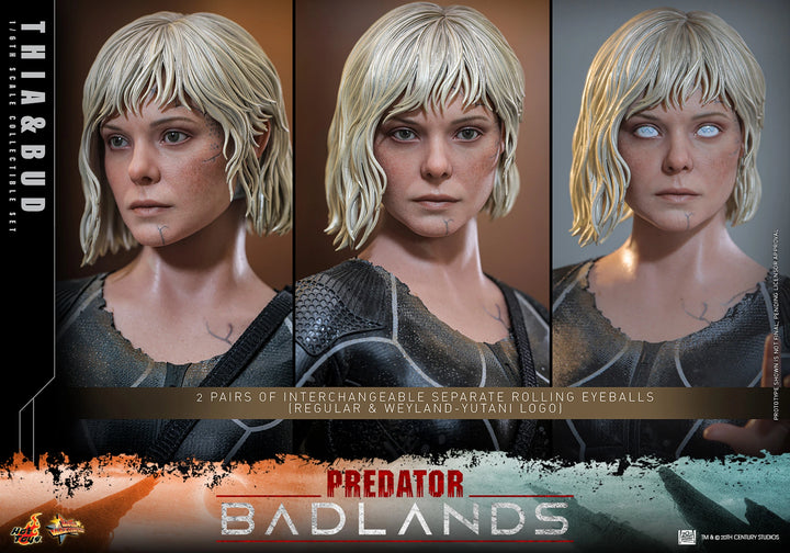 *Pre-Order* Thia and Bud (Predator: Badlands) Sixth Scale Figure Set by Hot Toys