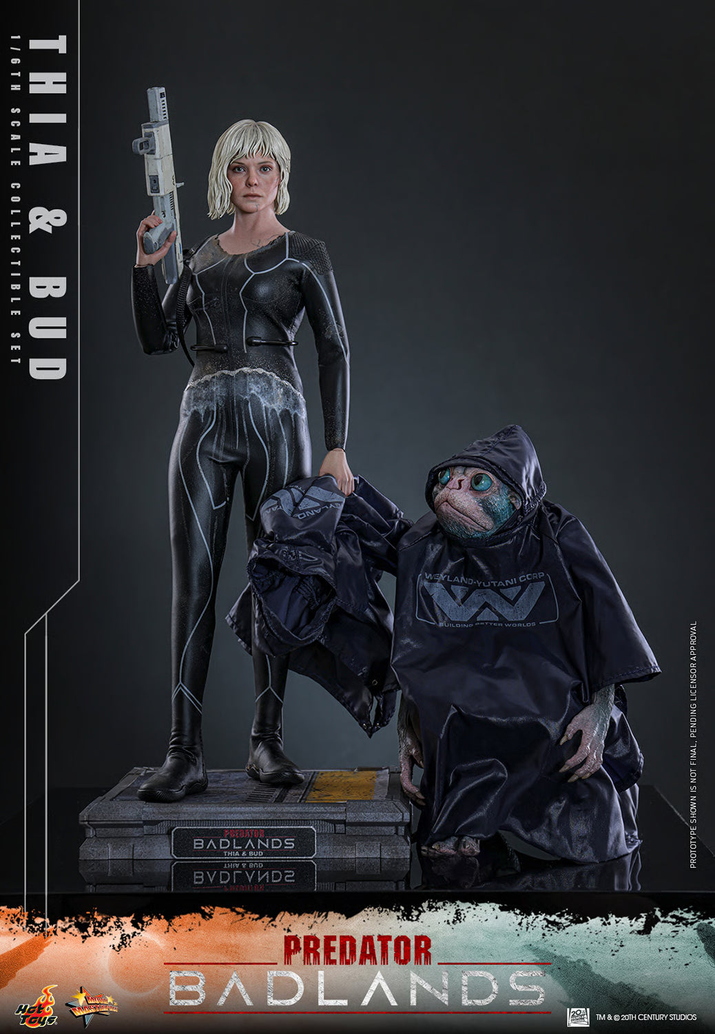 *Pre-Order* Thia and Bud (Predator: Badlands) Sixth Scale Figure Set by Hot Toys