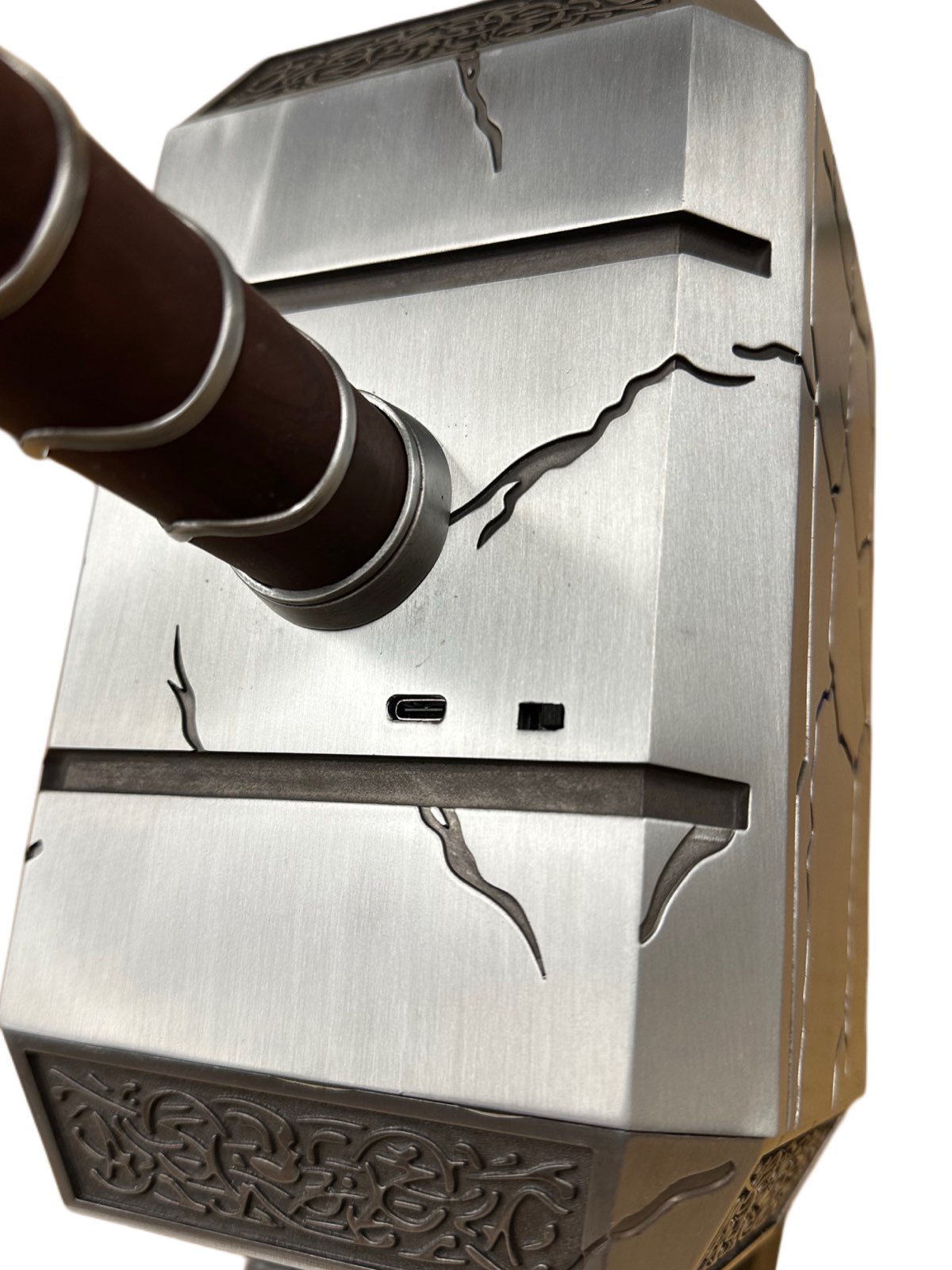 Thor Hammer Mjolnir Steel Prop Replica with LED