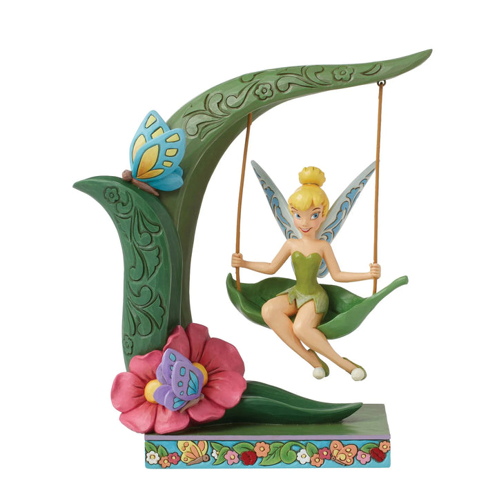 Tinker Bell Spring Swing Jim Shore Disney Traditions Statue