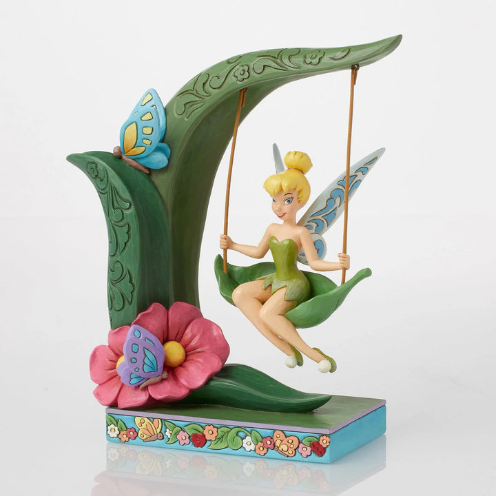 Tinker Bell Spring Swing Jim Shore Disney Traditions Statue