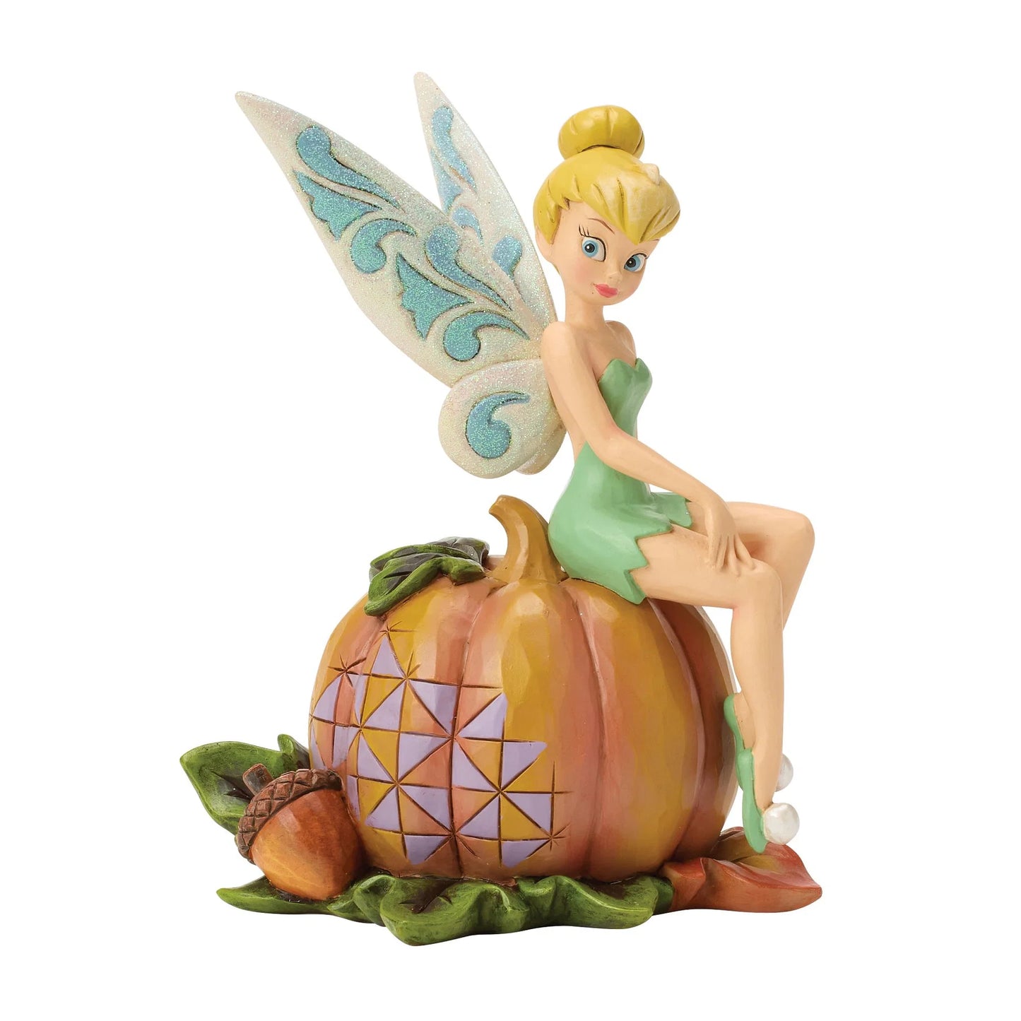 Tinker Bell on Pumpkin Jim Shore Disney Traditions Statue